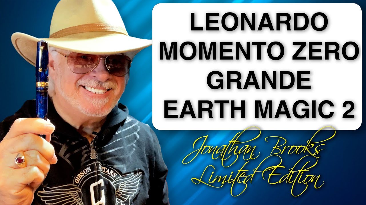 GRAIL PEN 2021 Jonathan Brooks "Earth Magic 2.0" Leonardo Momento Zero Grande Unboxing and Review