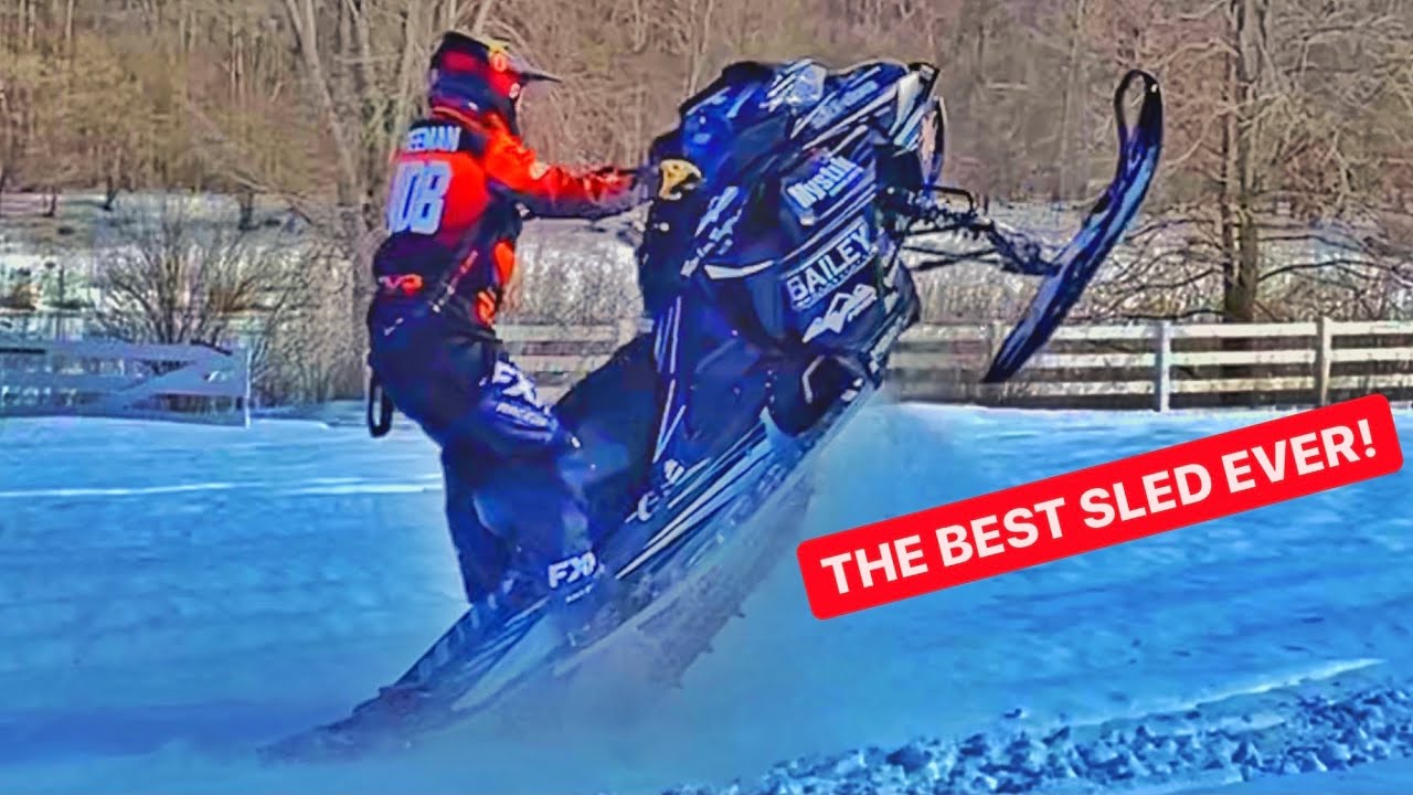 Snowmobile Stunts: The Wheelie King of Winter