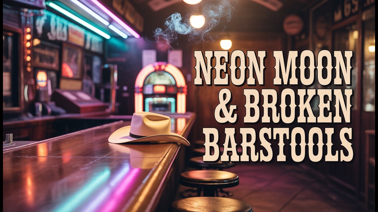 Classic 80s Traditional Country | Neon Moon & Broken Barstools | Steel Guitar Honky Tonk Playlist