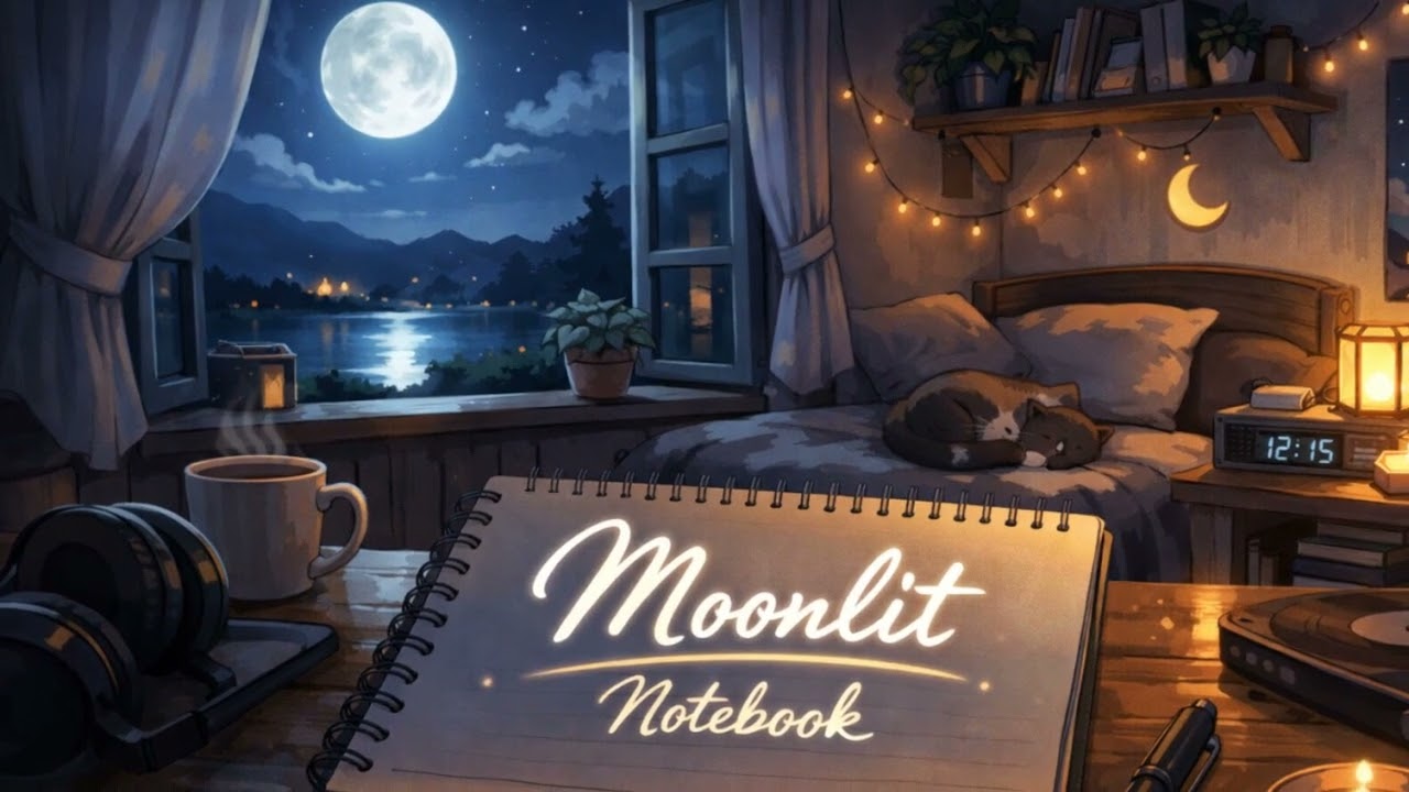Rainy Silence - Moonlit Lofi Mix