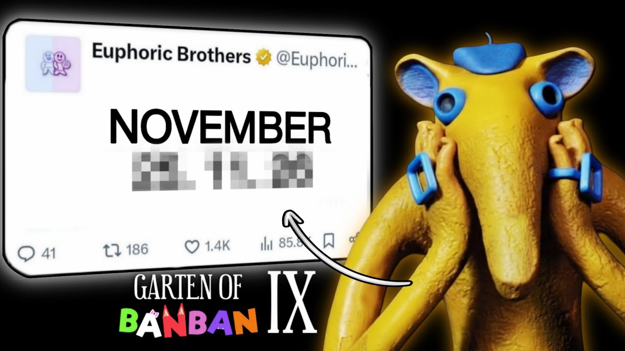 Garten of Banban 9 ДЕЙСТВИТЕЛЬНО ВЫХОДИТ в ноябре?? (Большое подтверждение)