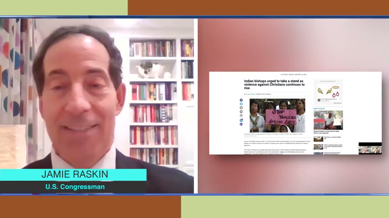 Religious Authoritarianism & Discrimination Taking Place Against Indian Muslims: US Rep.Jamie Raskin
