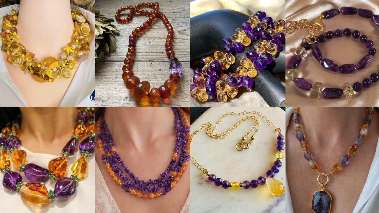 За пределами эстетики🤩 Смелый мир аметиста, цитрина и древнего искусства работы с янтарем