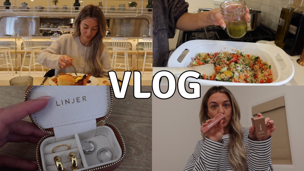 WEEKEND VLOG: Linjer Jewellery Haul, Meal Prepping, Bathroom Reno Starts & More!!