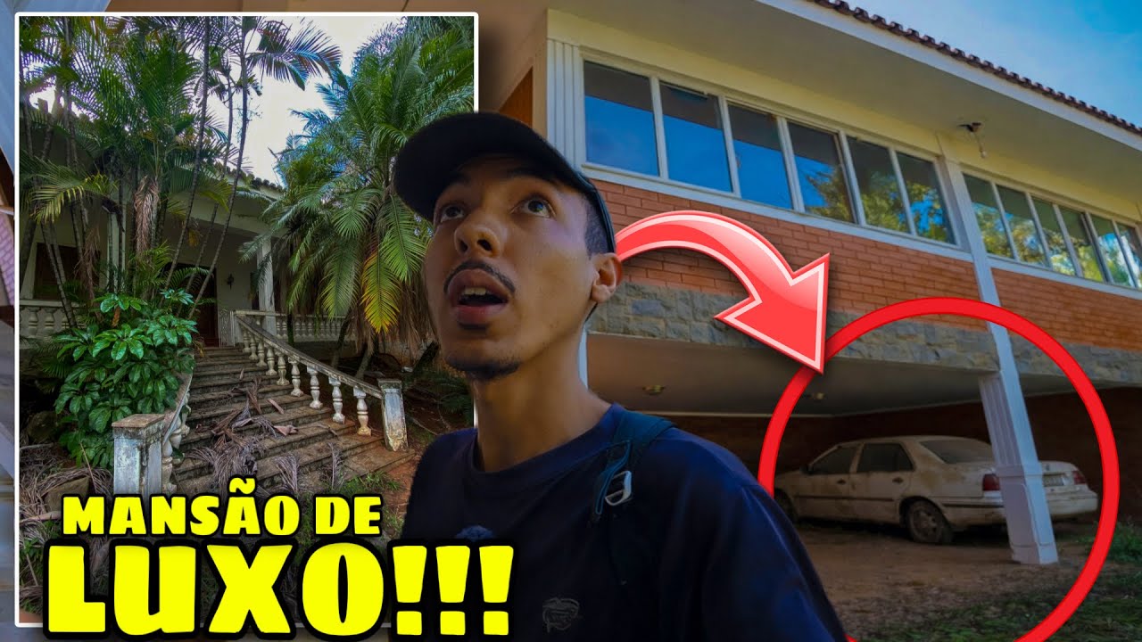 LUXUOSA MANS&Atilde;O FOI ABANDONADA COM CARRO NA GARAGEM