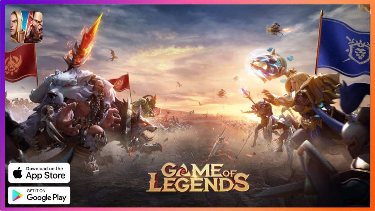 GAME OF LEGENDS: Dragons Rise Gameplay Walkthrough New Beta Test(iOS, Android)