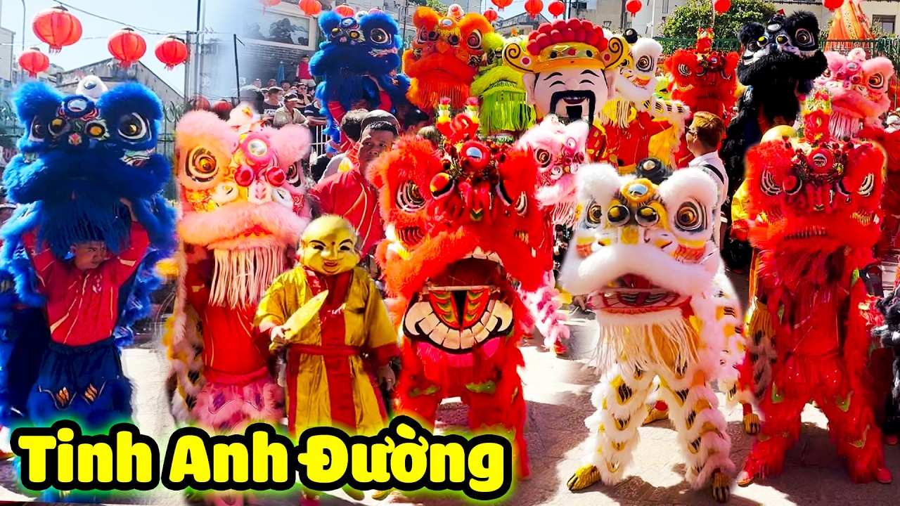 M&uacute;a L&acirc;n Tết Hay Nhất 2026 đo&agrave;n LSR Tinh Anh Đường c&uacute;ng Ch&ugrave;a B&agrave; Phường Chợ Lớn