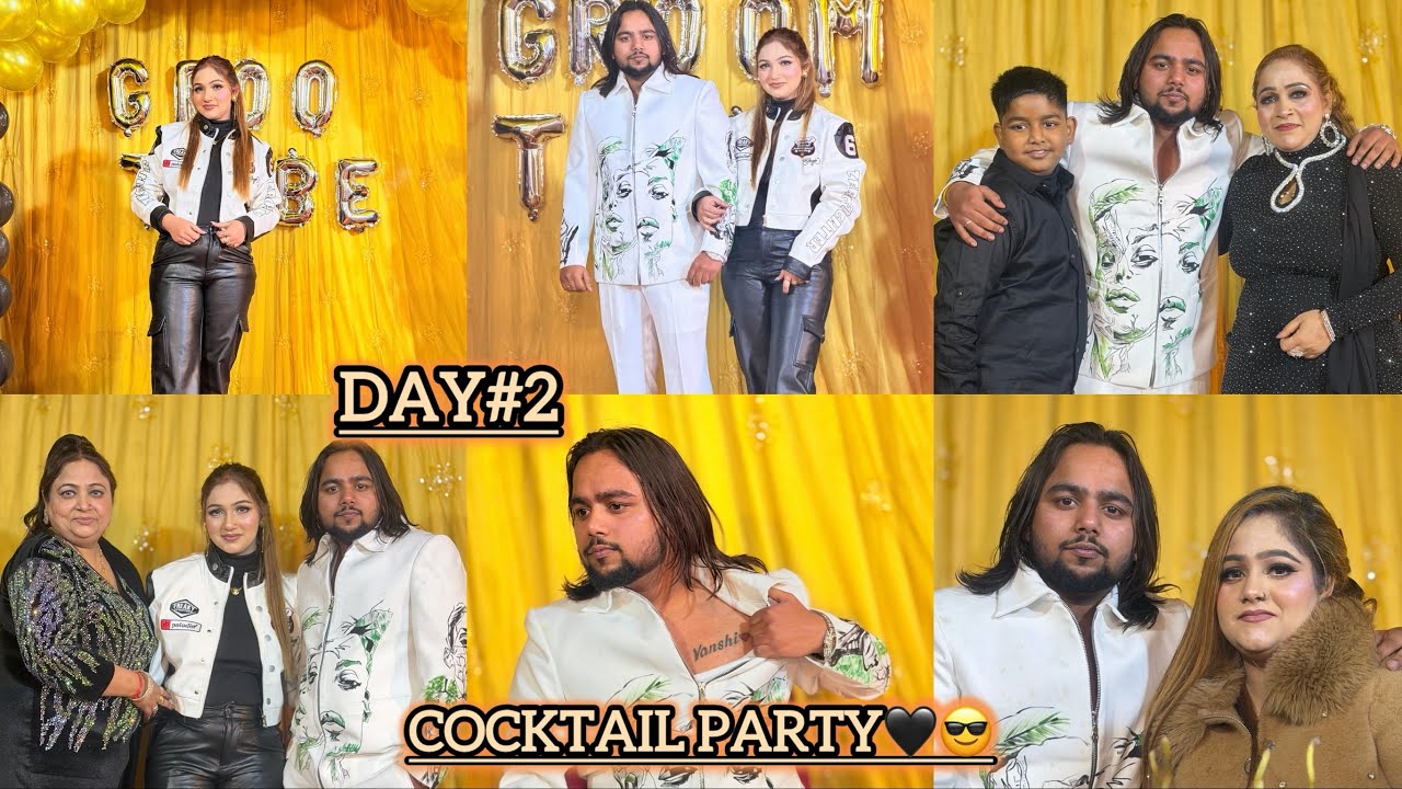 Day#2Cocktail party🖤🍾😘