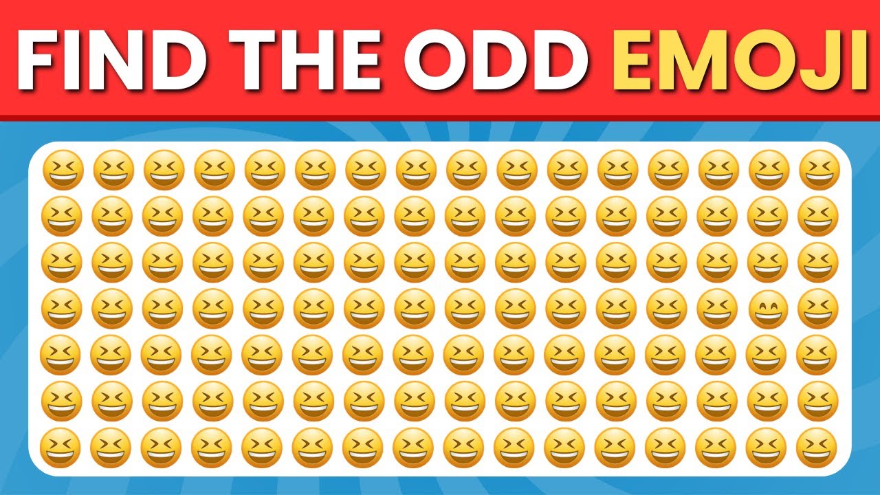 Find the ODD Emoji Out - Extreme Edition 🤩🔥💩 | 30 Questions - Emoji Challenge