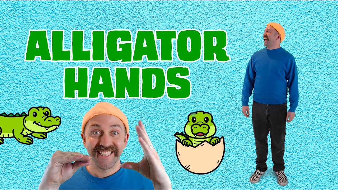 Alligator Hands 🐊 🙌 | Fun Movement Song for Preschoolers
