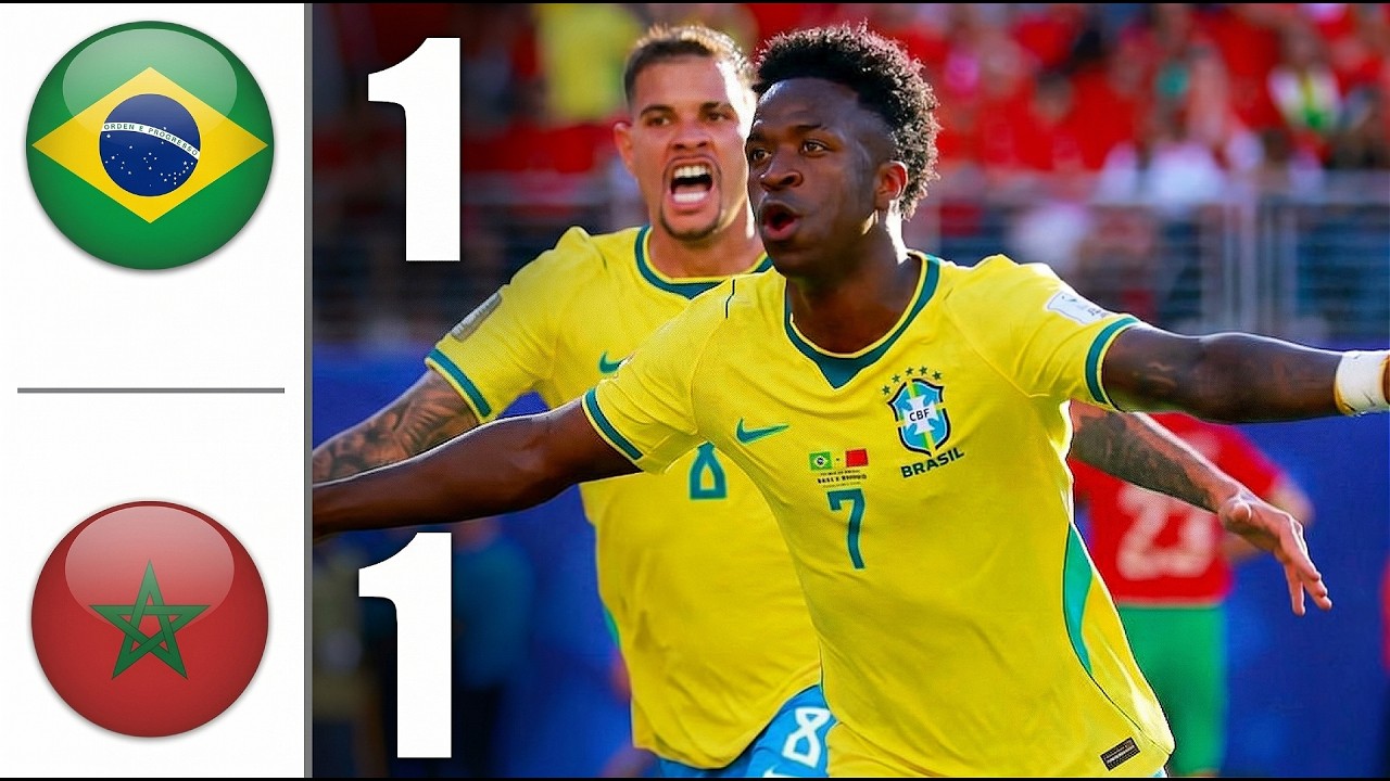 Brazil vs. Morocco (1-1) | Extended Highlights | FIFA World Cup 2026