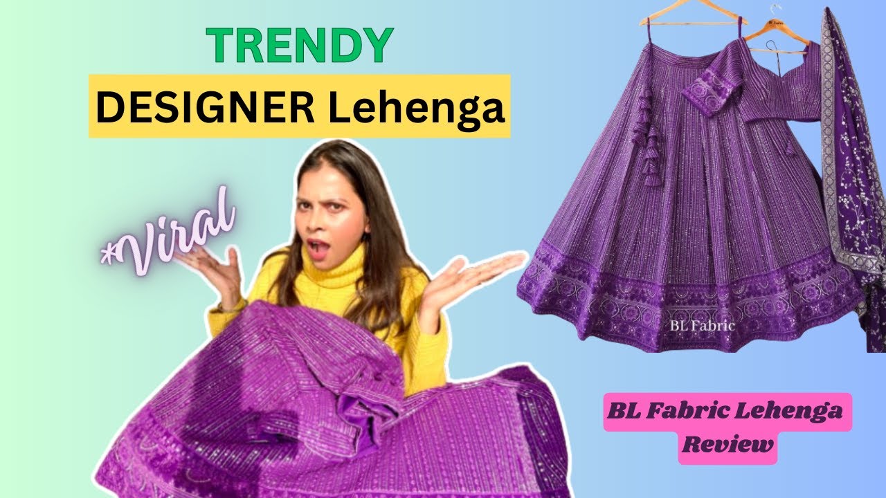 Instagram Viral Lehenga | *Affordable* Designer Trending Lehenga 💕 Rs.3499/- Lehenga Review
