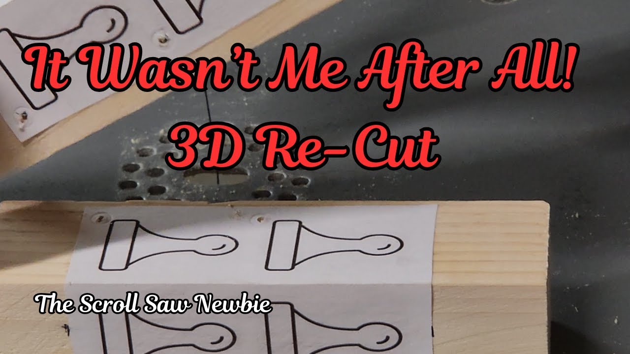 3D Re-Cut Games Pieces - I Got it Right! It Wasn't Me After All!