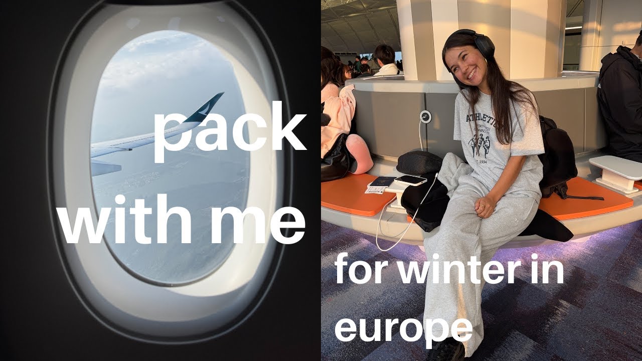 what i packed for 5 weeks of winter in europe