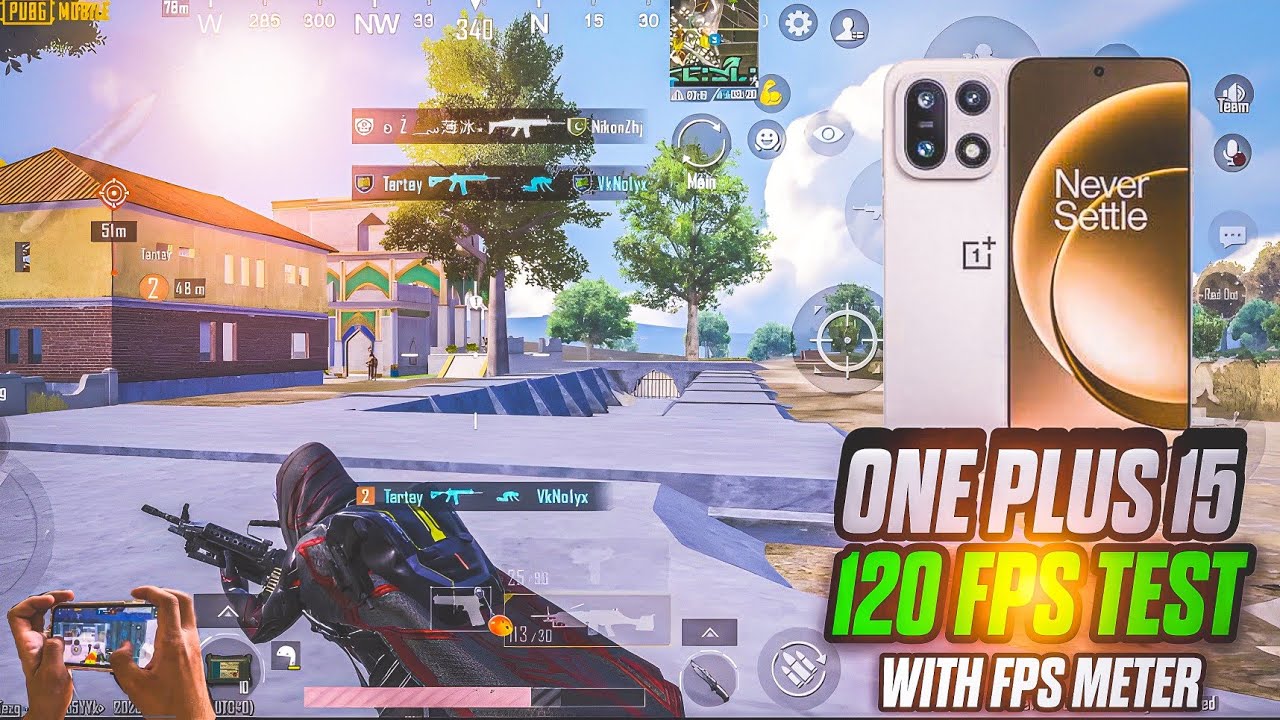 OnePlus 15 BGMI Gameplay 🔥 Ultra Smooth + 120 FPS | 120 FPS OP Experience | Oneplus 15