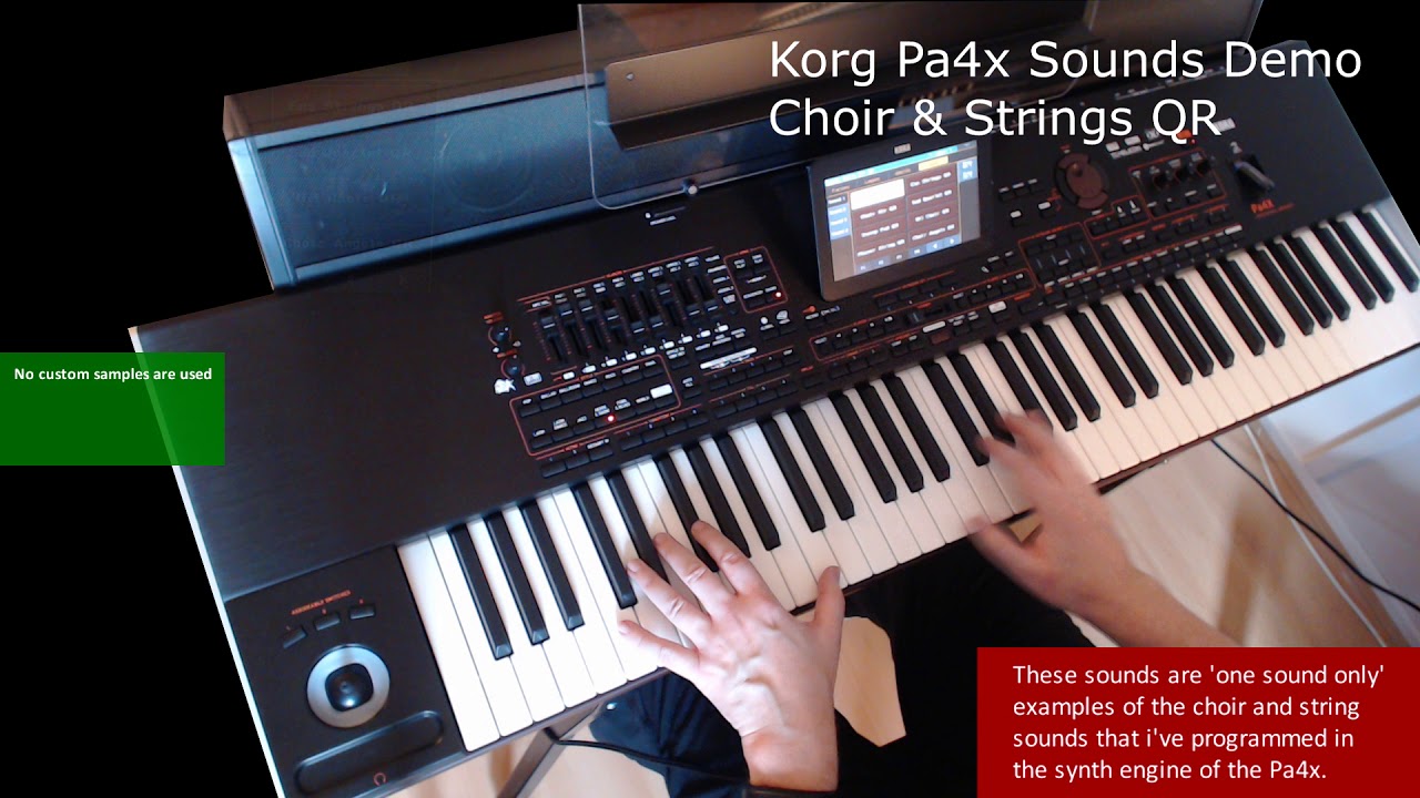 Korg Pa4x Choir & Strings (Angels Choir) QR