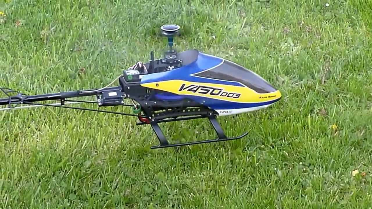 Rundflug mit Walkera 450d03 im Garten
