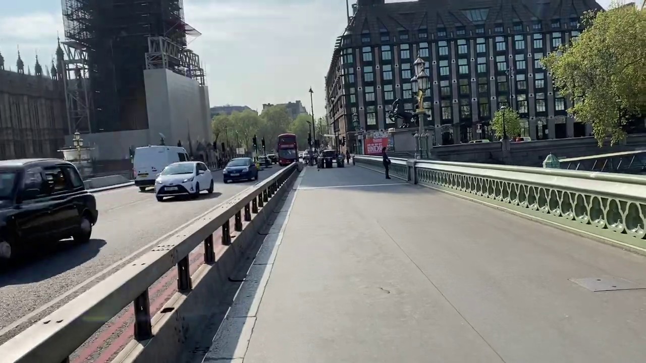 London lockdown 2020 view