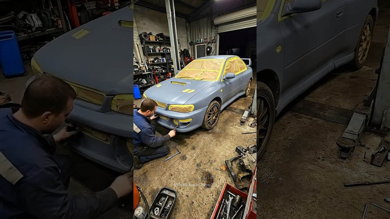 Restoring a Completely DESTROYED: 1998 Subaru Impreza 22B STi Restoration | ASMR Restoration 