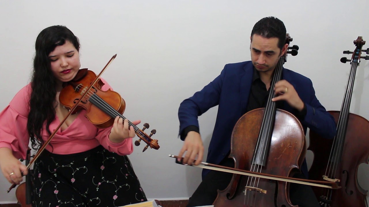 Hino 7 CCB Hinário 5 - Violino e Violoncelo - Duo Love Strings (Priscila Bebiano e Boaz de Oliveira)