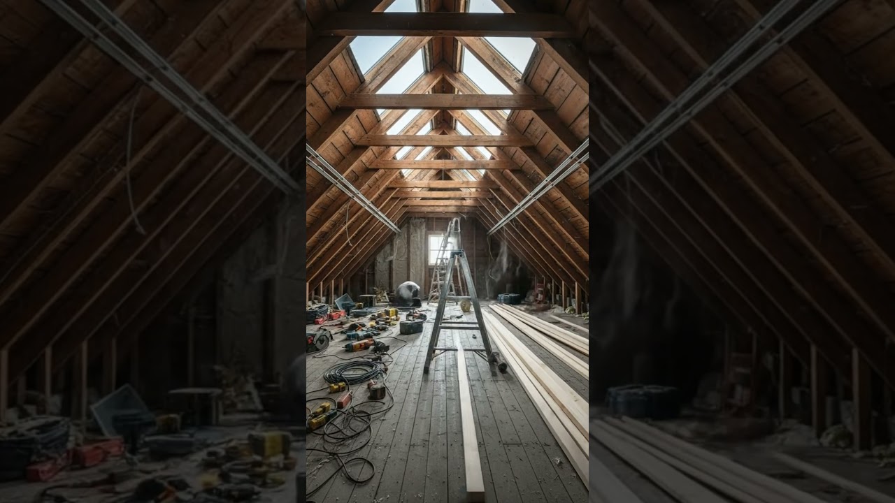Turning a dead attic into an open sky room 