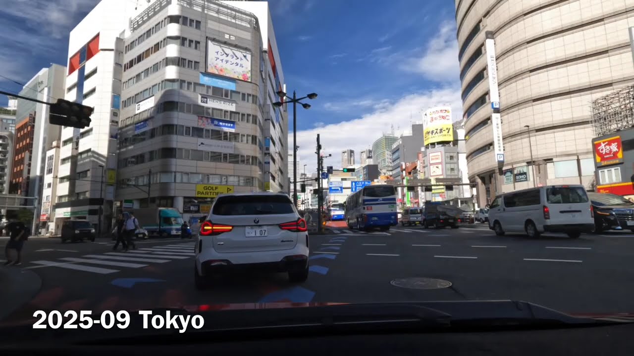 🚗☀️東京ドライブ  千代田区、神田  2025年9月 朝 #driving  #japan #tokyo #4K