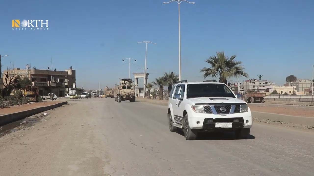 US-led Global Coalition runs patrol in Syria&rsquo;s Hasakah countryside