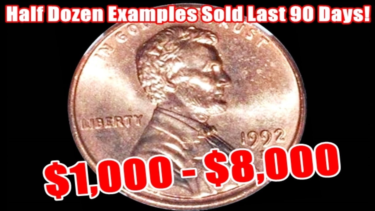 🔥🔥$1,000+ 1992 Lincoln Penny "Close AM" Variants Selling In Record Numbers!🔥🔥