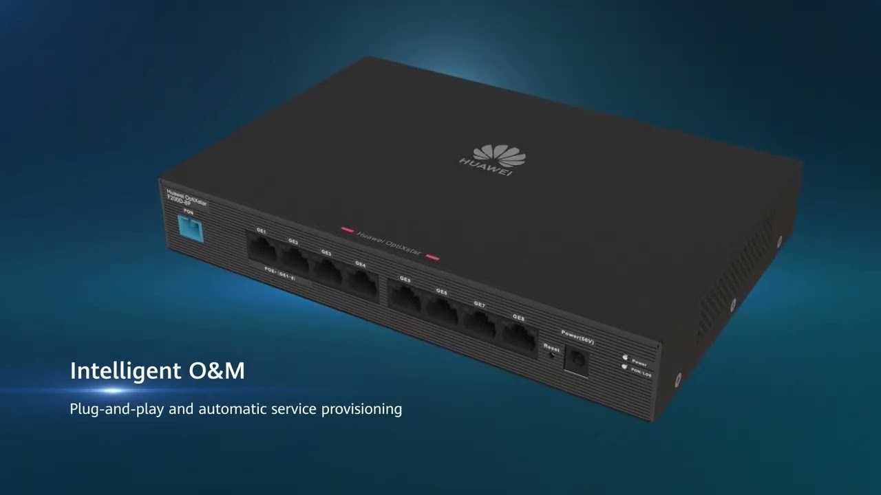 Revolutionize Your Campus Network with Huawei's OptiXstar F200D-8P: Power and Performance in a Box!