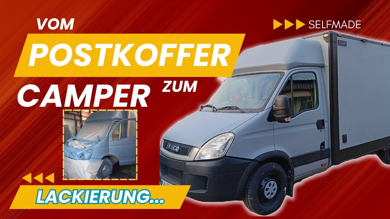 Iveco Daily Lackierung vom Postkoffer