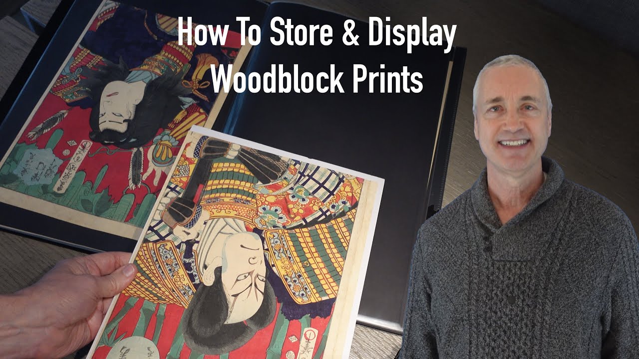 How To Store & Display Woodblock Prints