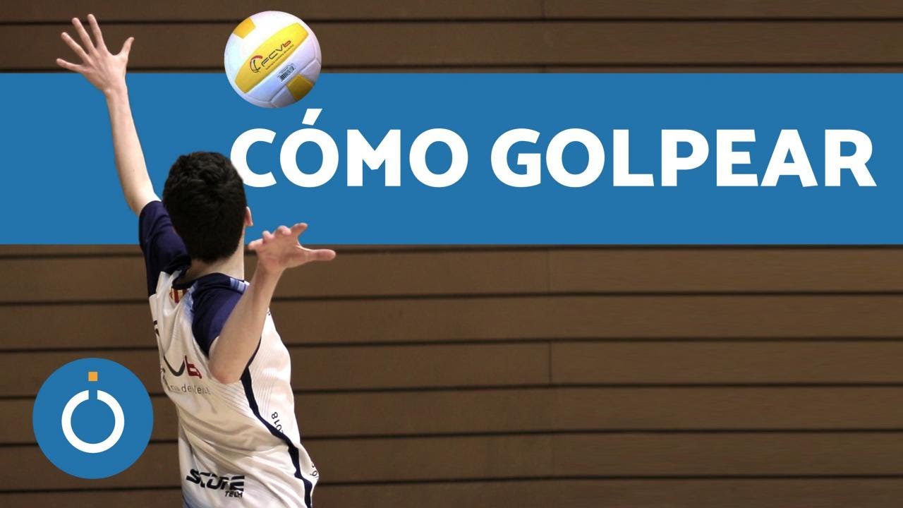VOLEIBOL como PEGARLE AL BALON - Como ENTRENAR voleibol 🏐