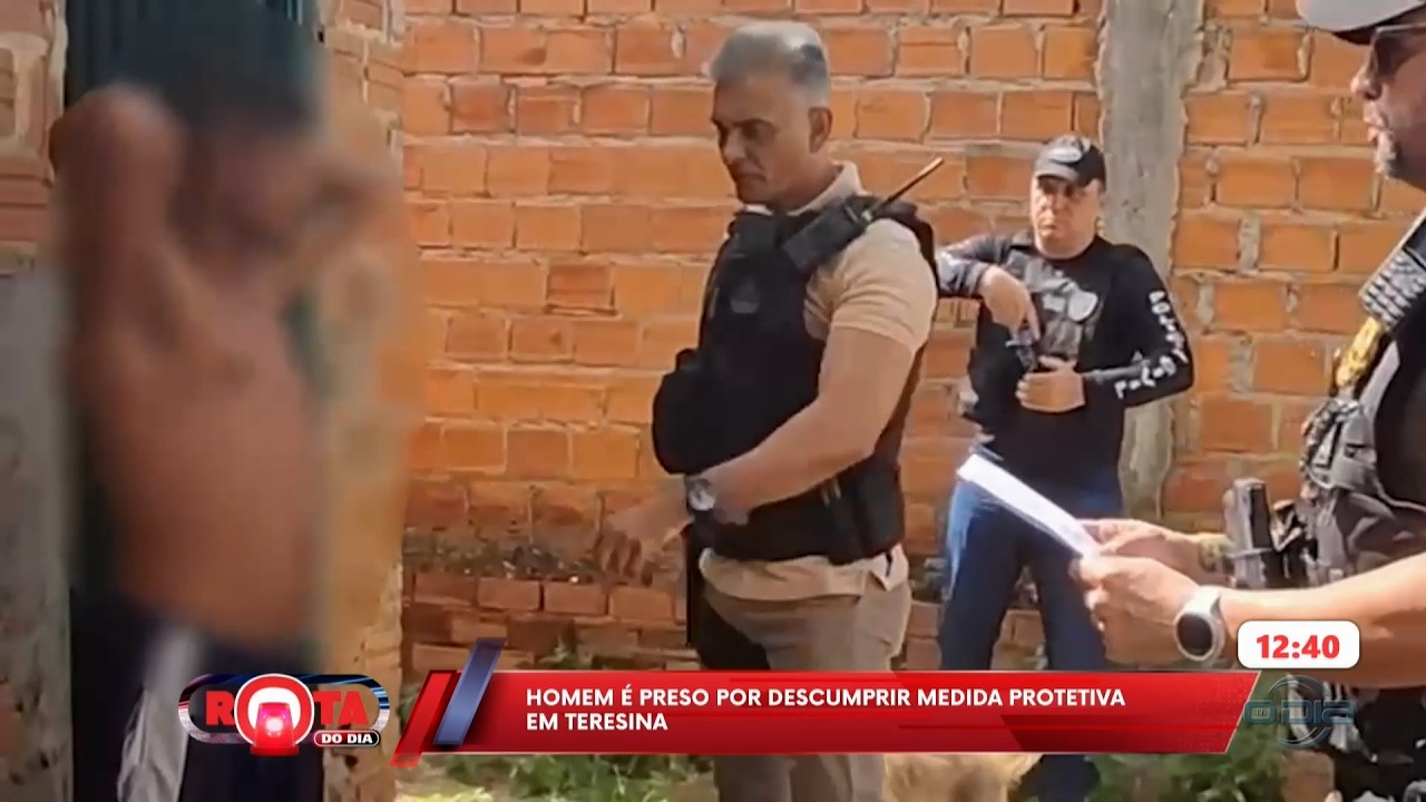 Homem é preso em Teresina por descumprir medida protetiva 04 02 2026