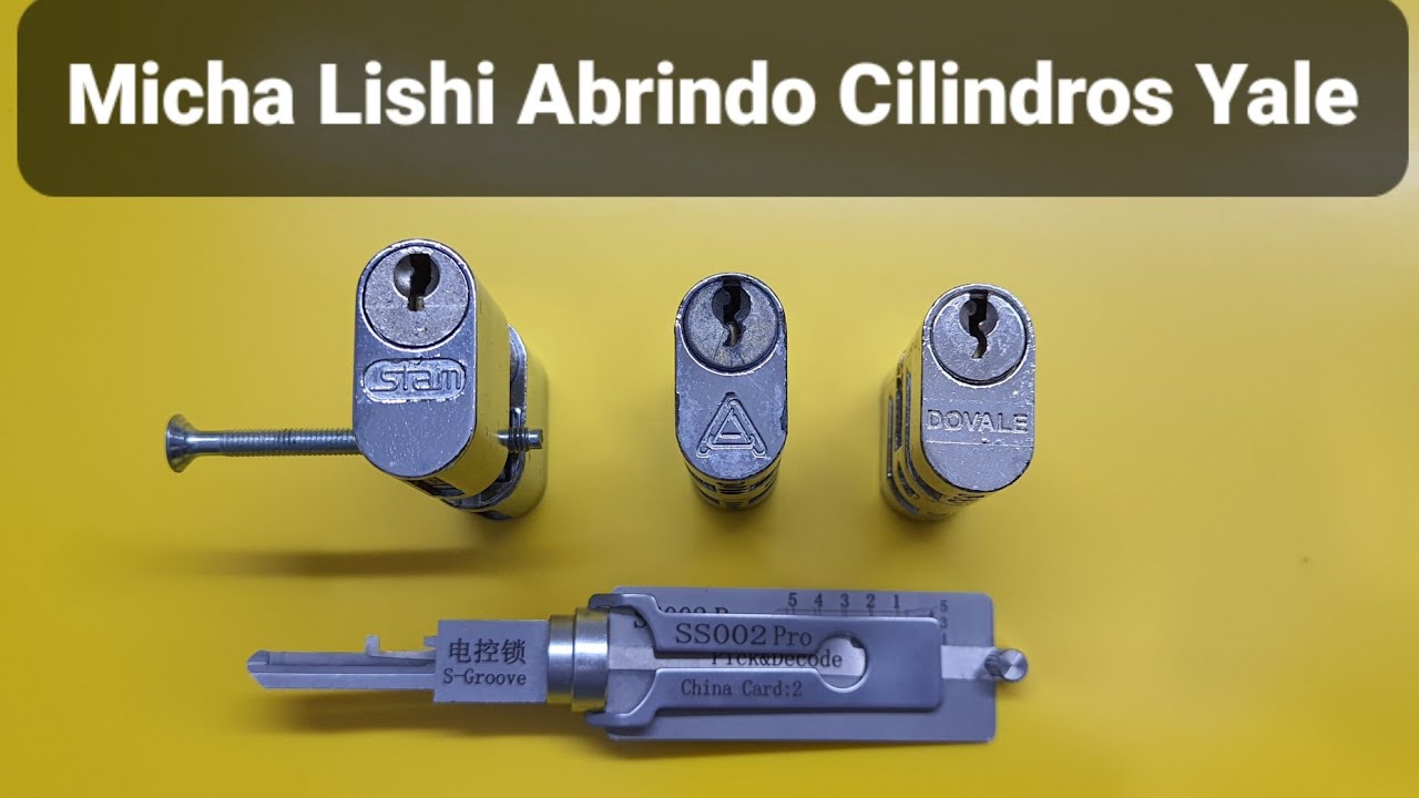 ✅🔑 MICHA LISHI - Abrindo Cilindros STAM e ALIANÇA - Parte 1@ChaveiroHM