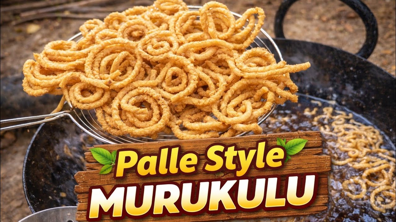 Village Style Murukulu Recipe | Sankranthi Special Murukulu 😋 | Easy Homemade Janthikalu #food #yt 