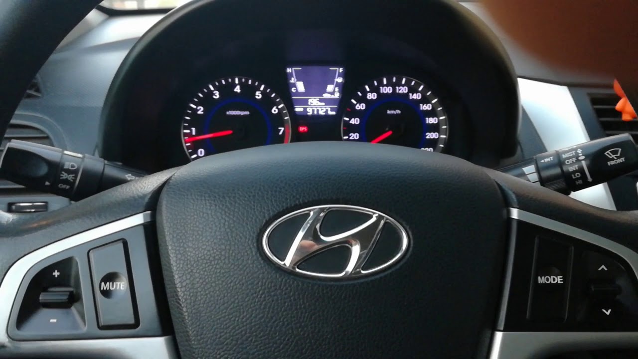 HYUNDAI ACCENT RB 2013 FALLA MODULO EPS