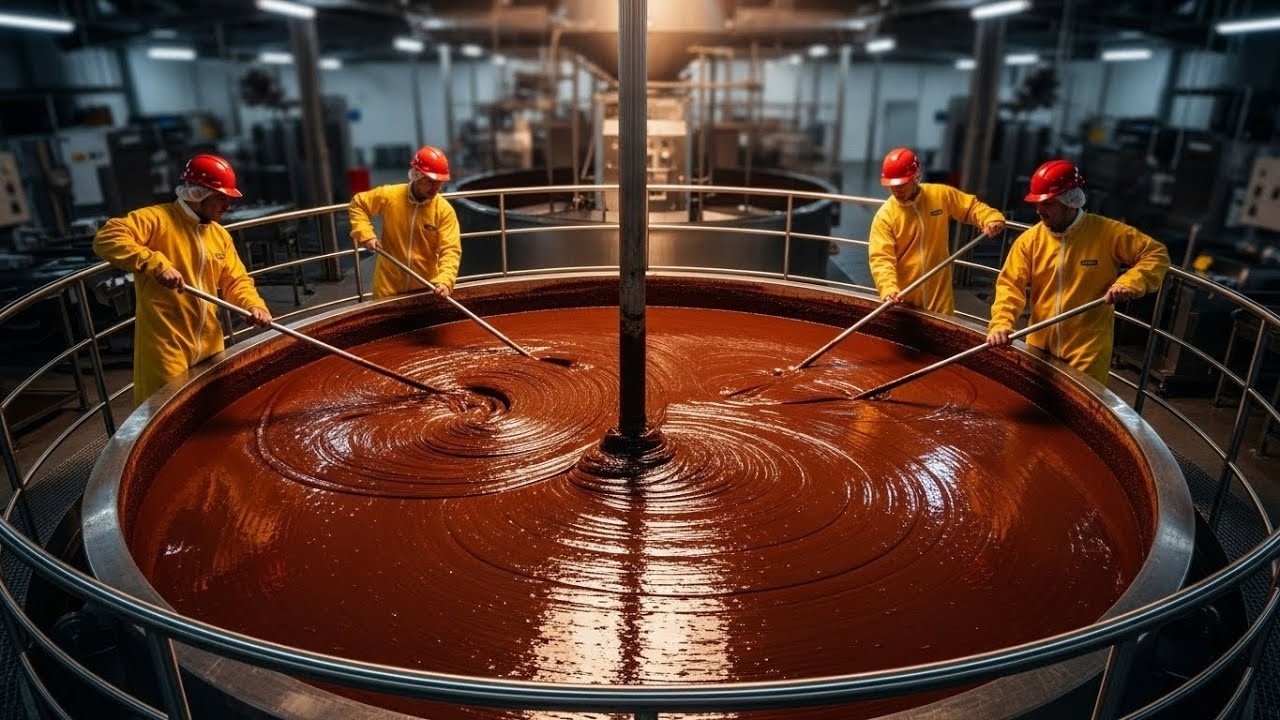 🍫🏭 How Chocolate Is Made in a Modern Factory — Full  Industrial Process