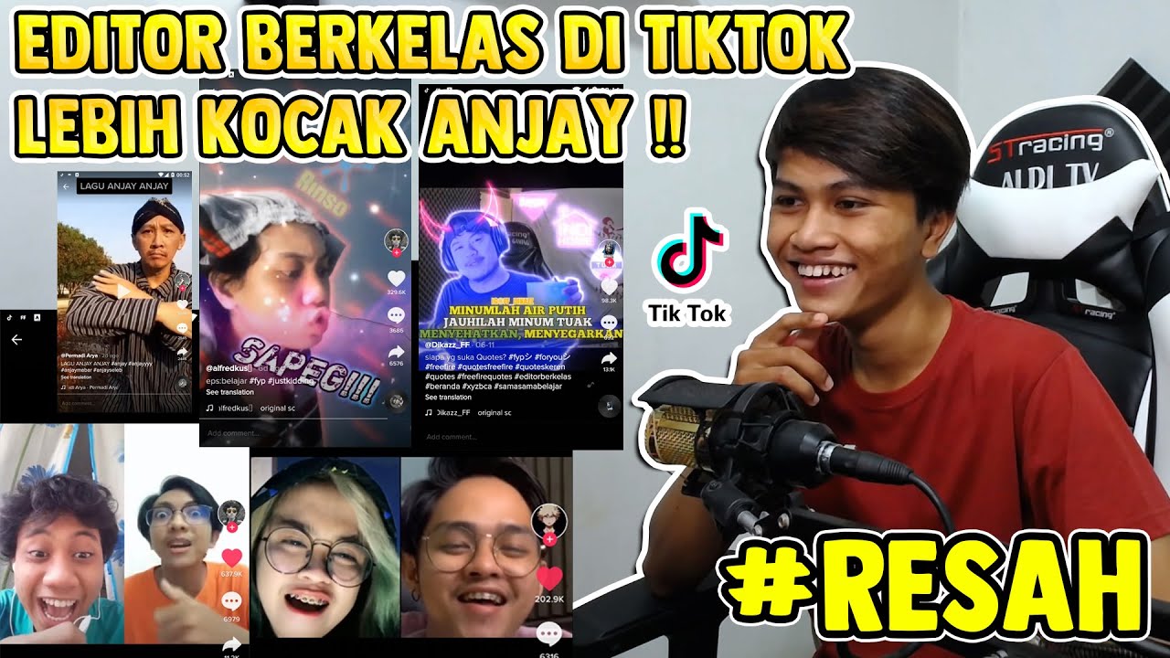 ANJAY !! EDITOR BERKELAS DI TIKTOK KOCAK JUGA !! | Aldi TV