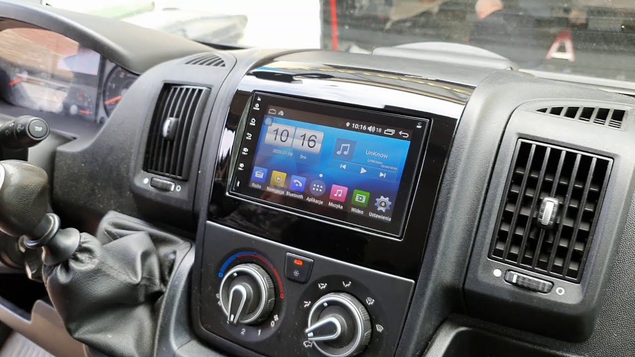Radio Android do Citroen Jumper / Fiat Ducato / Peugeot Boxer