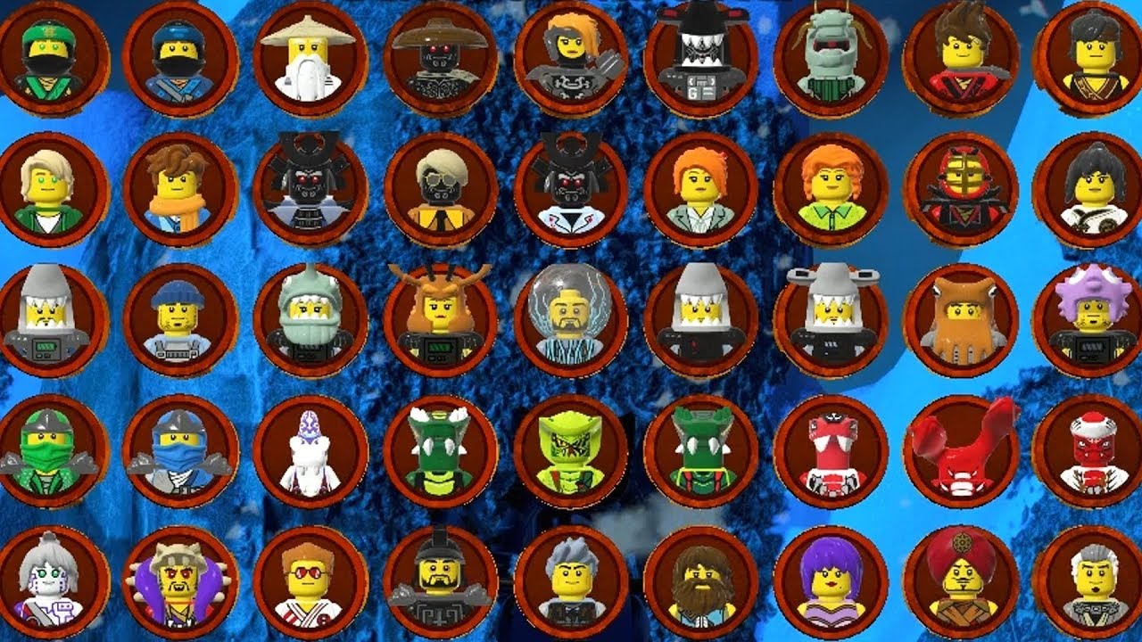 The LEGO Ninjago Movie Videogame - All Characters