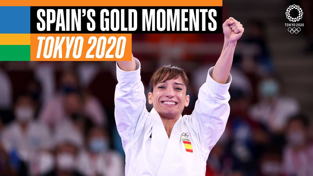 🇪🇸 🥇 Spain's gold medal moments at #Tokyo2020 | Anthems