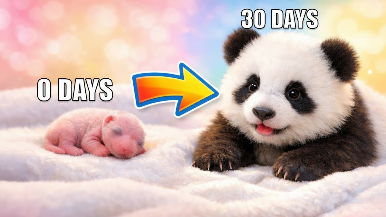 🐼 Raising 30 Newborn Panda Cubs for 30 Days | SHOCKING Here’s What Happened – The First 30 Days