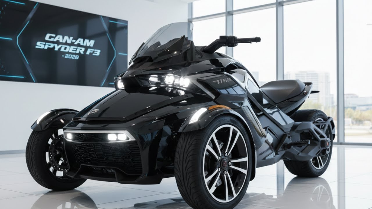 Can-Am Spyder F3 2026 года: превосходные характеристики, навигация и аудиосистемы для комфортных ...