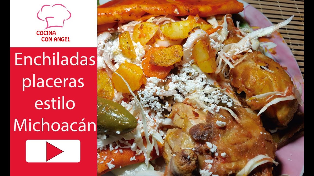 Enchiladas Placeras estilo Michoacan | Cocinando con Angel