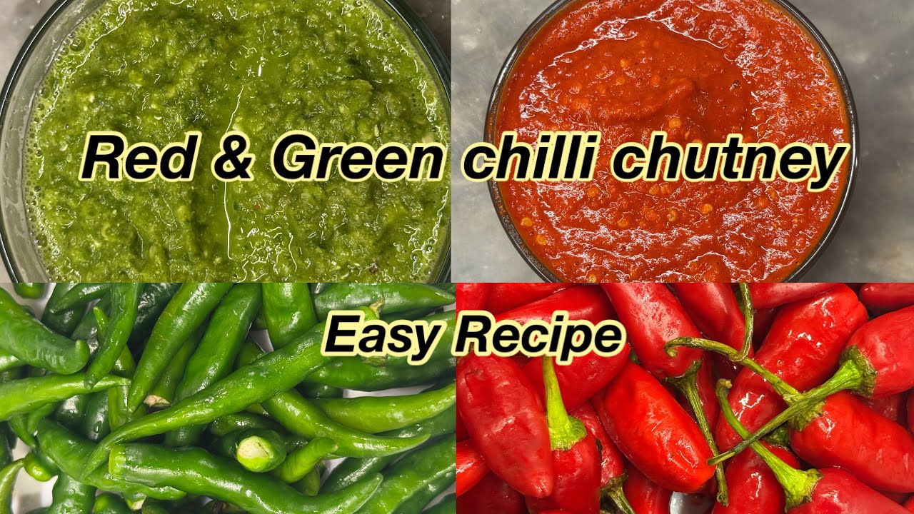 Red and Green Chilli Chutney| Easy Recipe |#mycooking #cooking #foodpassion #trending #cookingvideo