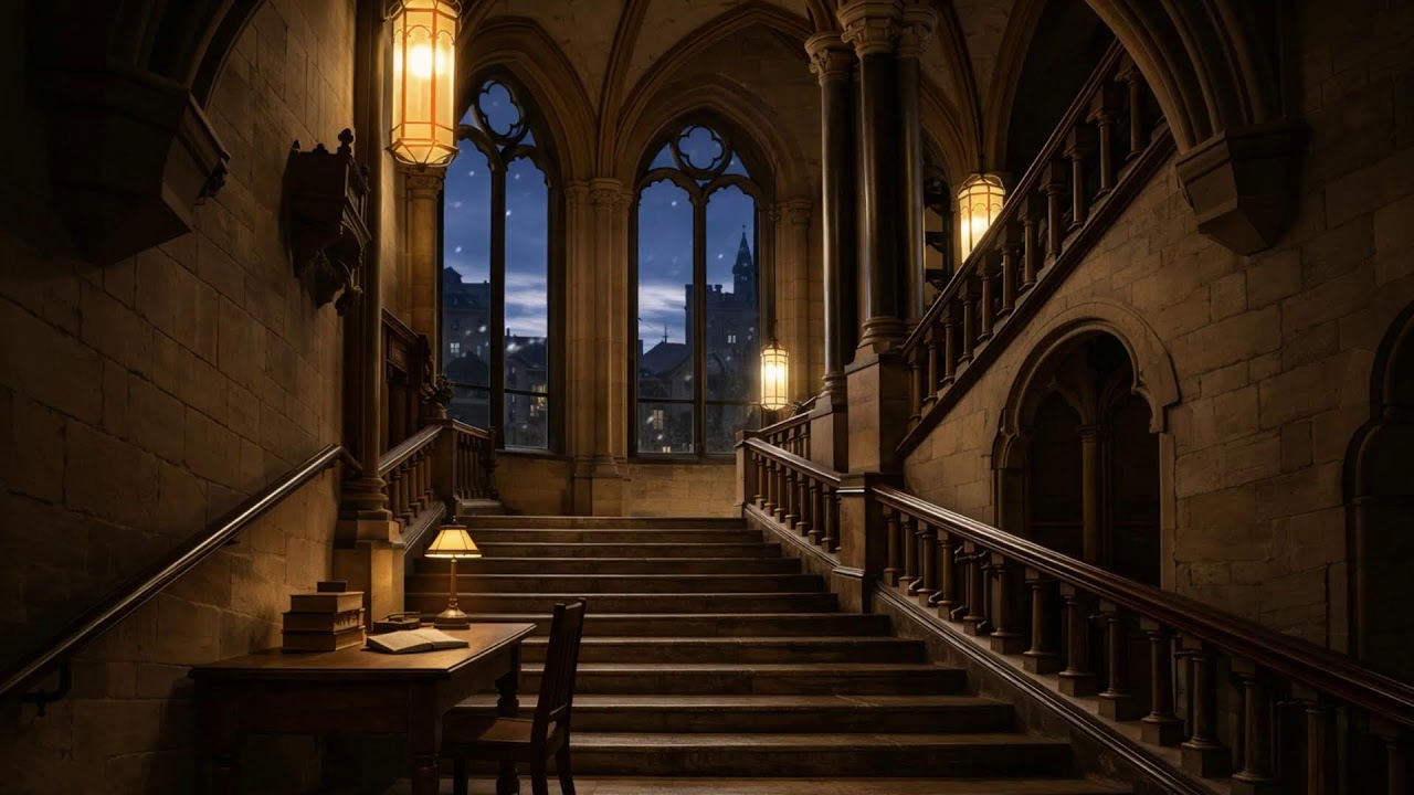 Midnight Manor Library 🌙 3-Hour Deep Focus Piano & Strings (Pomodoro Friendly)