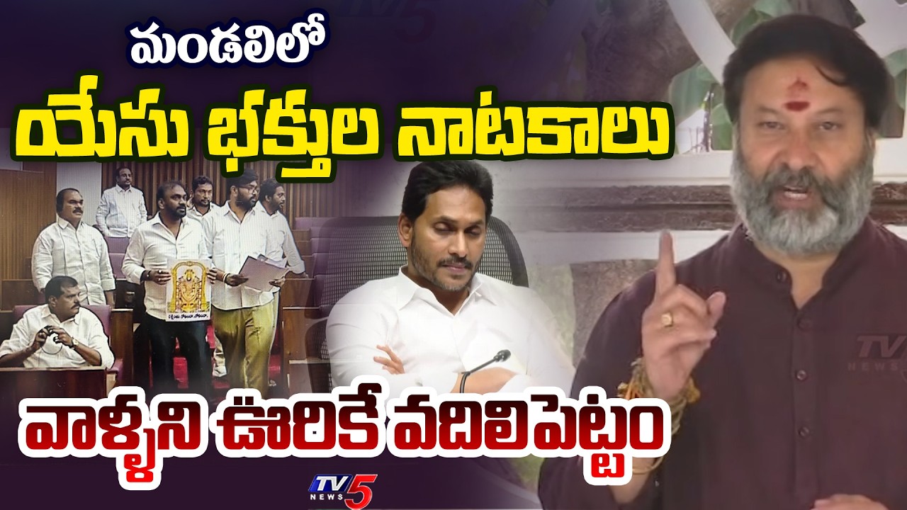 గాలి గాళ్ళు..గాలి మాటలు | TTD Board Member Bhanu Prakash Reddy STRONG Reaction on YSRCP | TV5 News
