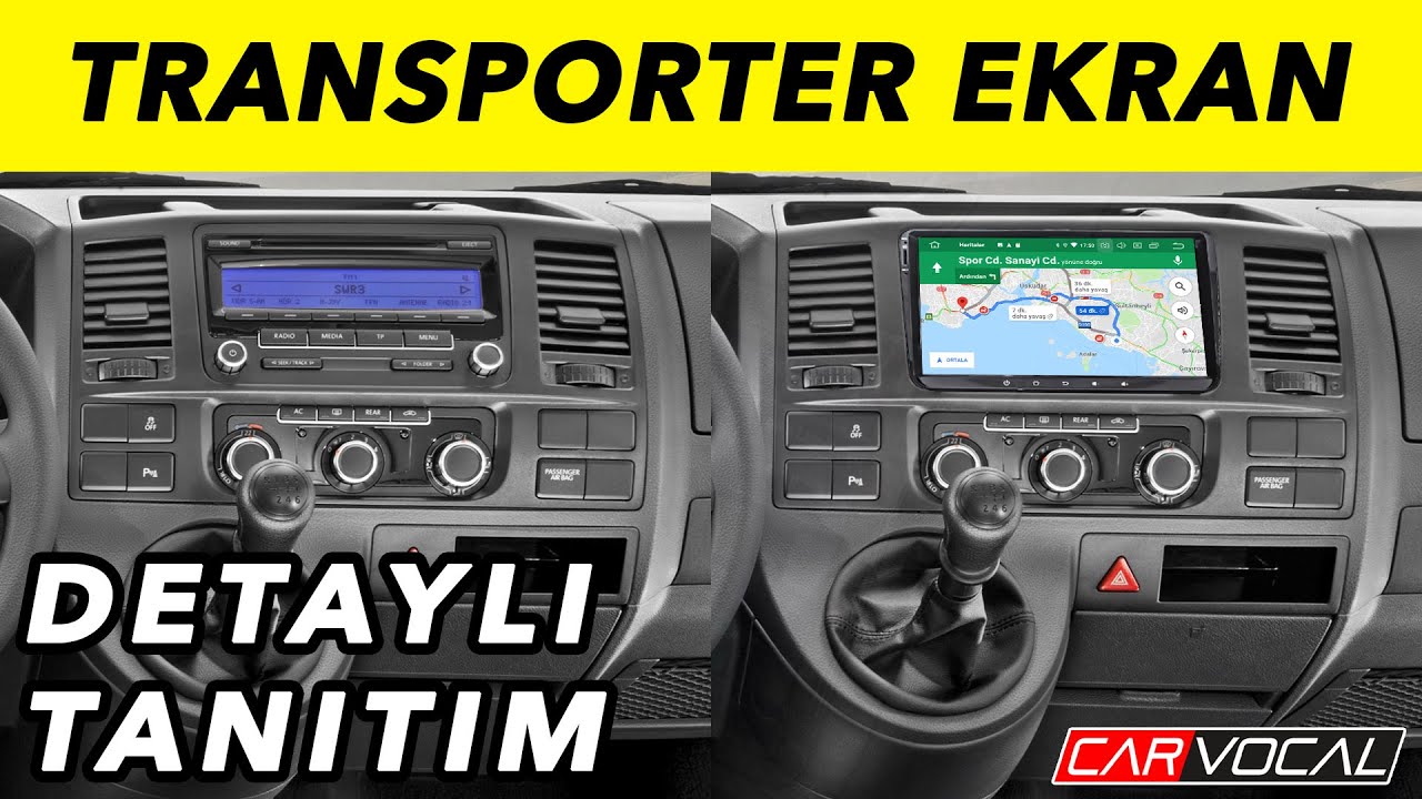 VW Transporter Multimedya Detaylı Montaj ve Tanıtım