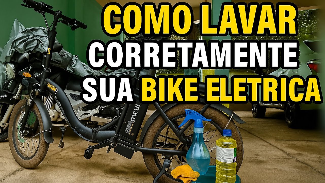 COMO LAVAR SUA BIKE ELÉTRICA SEM DANIFICÁ-LA