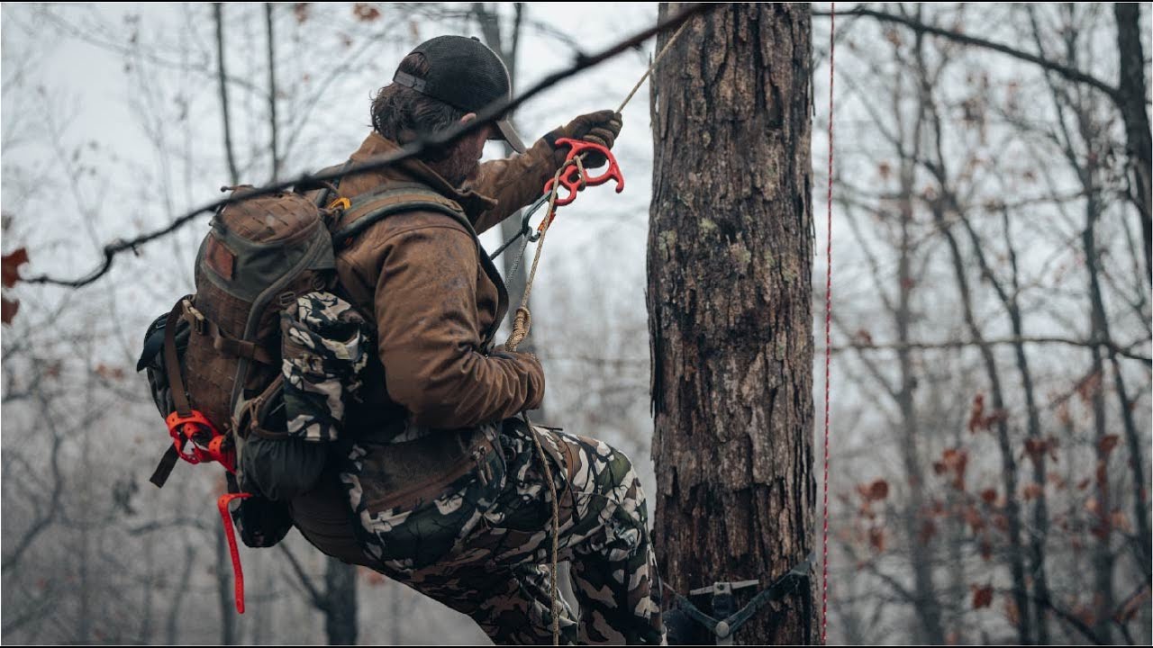 Как спускаться по веревке во время охоты в седле | Шпоры для деревьев | Thlete Outdoors